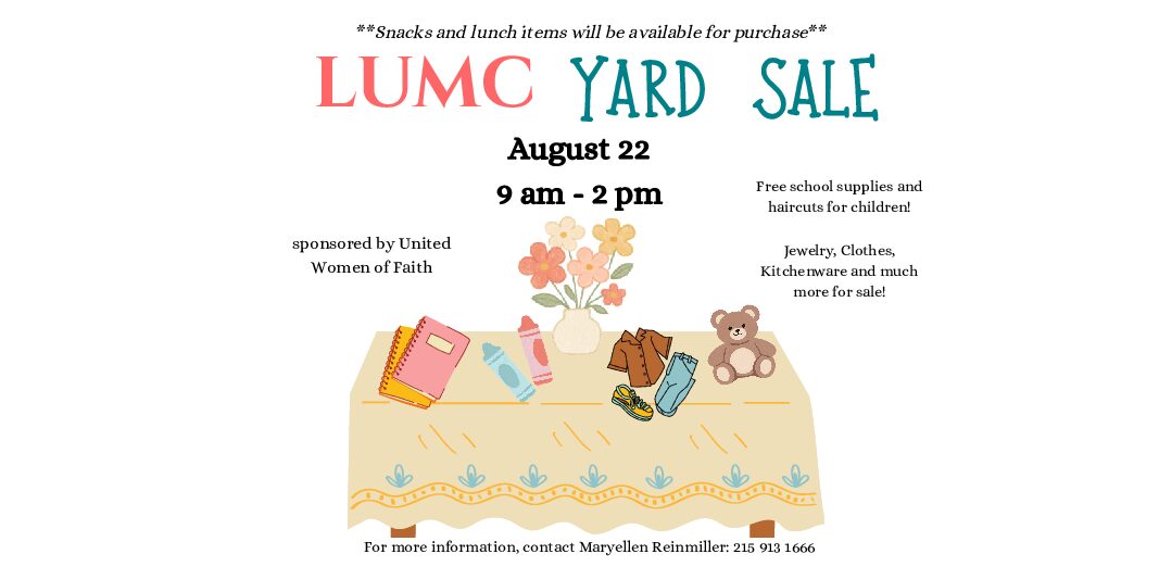 LUMC Yard Sale